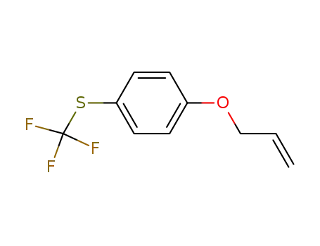 Molecular Structure of 653578-27-9 (Benzene, 1-(2-propenyloxy)-4-[(trifluoromethyl)thio]-)