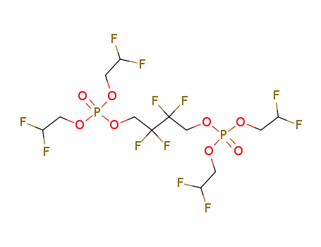 phosphoric acid 4-[bis-(2,2-difluoro-ethoxy)-phosphoryloxy]-2,2,3,3-tetrafluoro-butyl ester bis-(2,2-difluoro-ethyl) ester