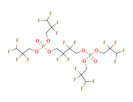 phosphoric acid 4-[bis-(2,2,3,3-tetrafluoro-propoxy)-phosphoryloxy]-2,2,3,3-tetrafluoro-butyl ester bis-(2,2,3,3-tetrafluoro-propyl) ester