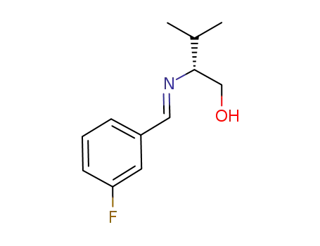 2-[(3-fluoro-benzylidene)-amino]-3-methyl-butan-1-ol