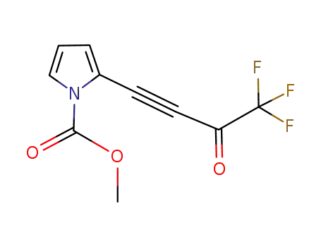 2-(4,4,4-trifluoro-3-oxobut-1-ynyl)-1-methoxycarbonyl-1H-pyrrole