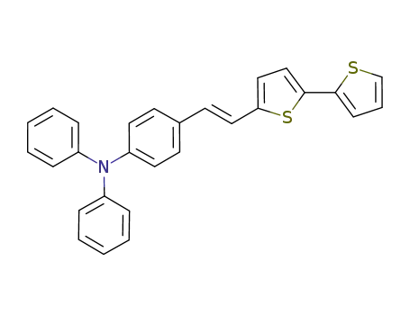 N,N-diphenyl-4-[(E)-2-(2,2'-bithien-5-yl)-1-ethenyl]aniline