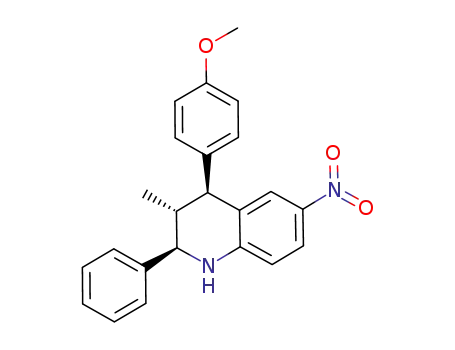 cis-4-(4-methoxyphenyl)-3-methyl-6-nitro-2-phenyl-1,2,3,4-tetrahydroquinoline