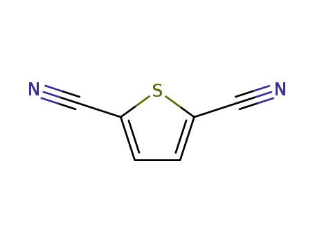 Molecular Structure of 18853-40-2 (Thiophene-2,5-dicarbonitrile)