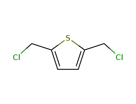 Molecular Structure of 28569-48-4 (2,5-bis(chloroMethyl)thiophene)