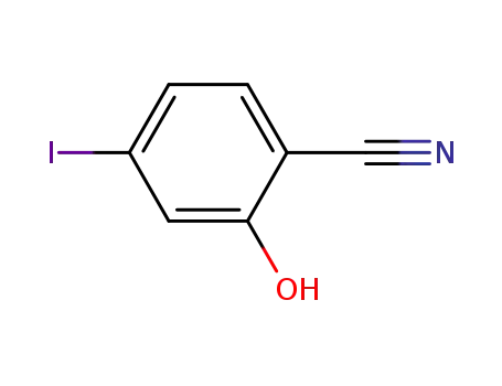 Molecular Structure of 73289-81-3 (Benzonitrile, 2-hydroxy-4-iodo-)