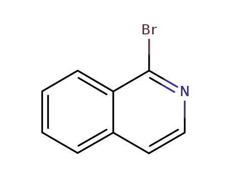 Molecular Structure of 1532-71-4 (1-Bromoisoquinoline)