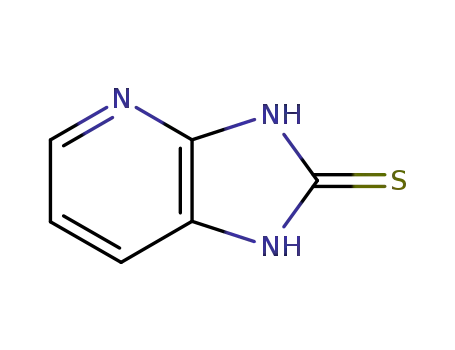 Molecular Structure of 29448-81-5 (1H-Imidazo[4,5-b]pyridine-2-thiol)