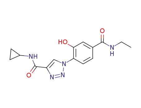 N-cyclopropyl-1-{4-[(ethylamino)carbonyl]-2-hydroxyphenyl}-1H-1,2,3-triazole-4-carboxamide
