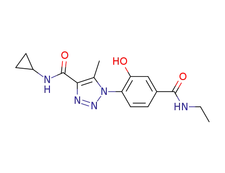 N-cyclopropyl-1-{4-[(ethylamino)carbonyl]-2-hydroxyphenyl}-5-methyl-1H-1,2,3-triazole-4-carboxamide