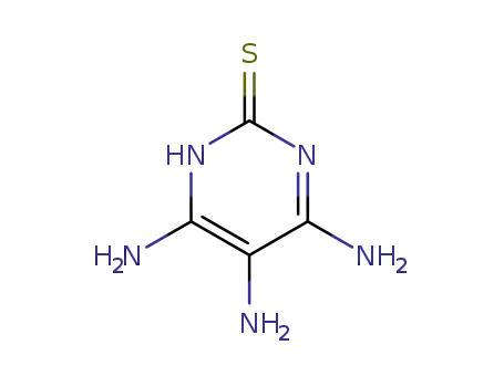 Molecular Structure of 1073-99-0 (2-MERCAPTO-4,5,6-TRIAMINOPYRIMIDINE)