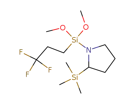 (3,3,3-trifluoropropyl)(2-trimethylsilylpyrrolidino)dimethoxysilane
