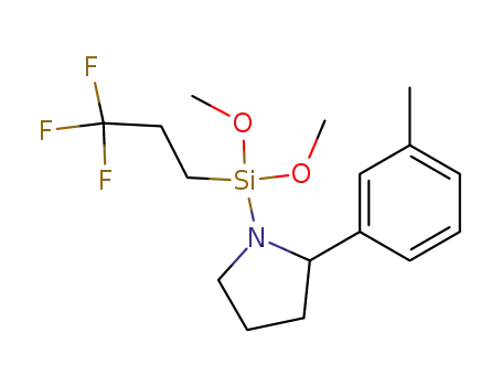3,3,3-trifluoropropyl(2-(3-methylphenyl)pyrrolidinyl)dimethoxysilane