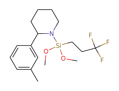 3,3,3-trifluoropropyl(2-(3-methylphenyl)piperidinyl)dimethoxysilane
