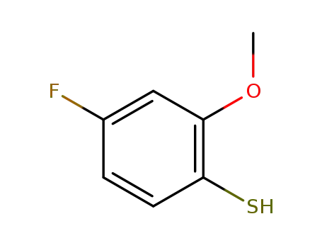 벤젠 티올, 4- 플루오로 -2- 메 톡시-(9CI)