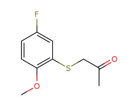 1-[(5-fluoro-2-methoxyphenyl) thio]-2-propanone
