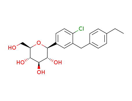(2S,3R,4R,5S,6R)-2-(4-chloro-3-(4-ethylbenzyl)phenyl)-6-(hydroxymethyl)tetrahydro-2H-pyran-3,4,5-triol