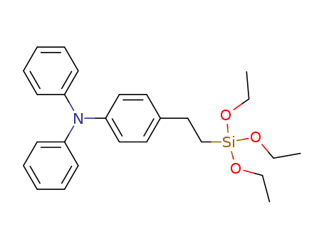 Molecular Structure of 190334-72-6 (Benzenamine, N,N-diphenyl-4-[2-(triethoxysilyl)ethyl]-)