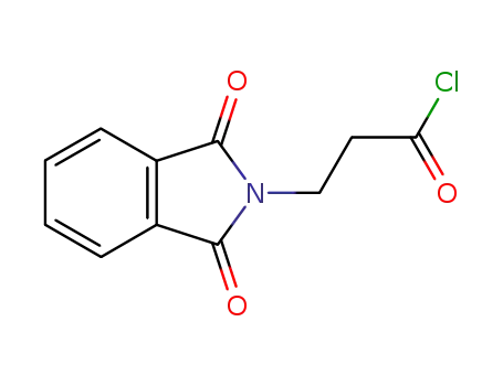 1,3-dihydro-1,3-dioxo-2H-isoindole-2-propionyl chloride