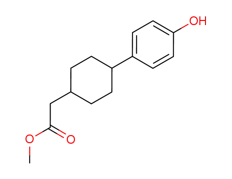 [trans-4-(4-hydroxyphenyl)cyclohexyl]acetic acid methyl ester