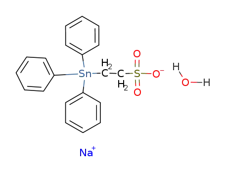 sodium-2-triphenylstannylethylsulfonate monohydrate