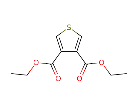Molecular Structure of 53229-47-3 (3,4-Thiophenedicarboxylic acid, diethyl ester)