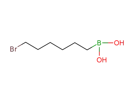 Molecular Structure of 148562-12-3 (6-Bromohexylboronic  acid)