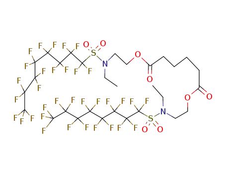 adipic acid bis-{2-[ethyl-(heptadecafluoro-octane-1-sulfonyl)-amino]-ethyl ester}