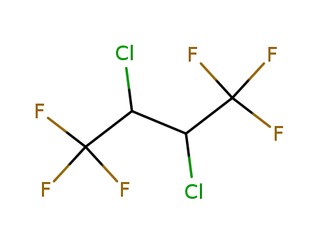 Molecular Structure of 384-54-3 (2,3-DICHLORO-1,1,1,4,4,4-HEXAFLUOROBUTANE)