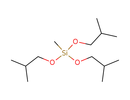 Molecular Structure of 18442-72-3 (Silane, methyltris(2-methylpropoxy)-)