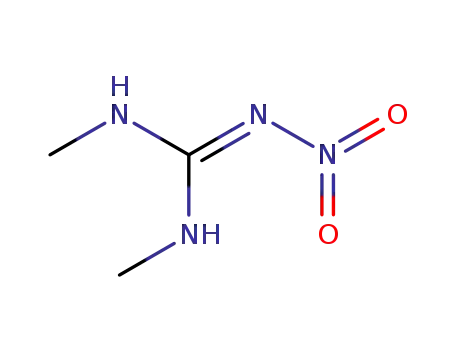 Molecular Structure of 101250-97-9 (Guanidine, N,N'-dimethyl-N''-nitro-)