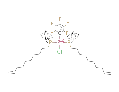trans-(C6F5)(Ph2P(CH2)8CH=CH2)2PtCl