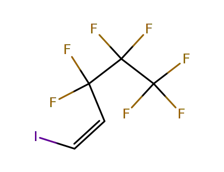 Molecular Structure of 376-97-6 (3,3,4,4,5,5,5-HEPTAFLUORO-1-IODO-1-PENTENE)