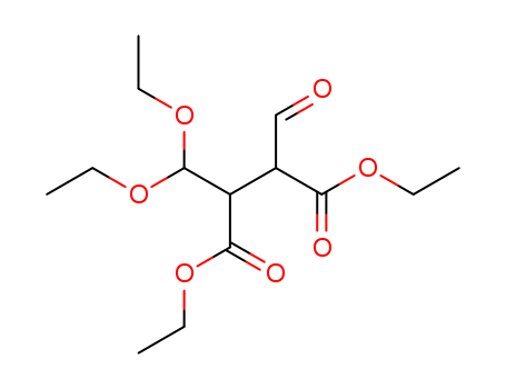diethyl 2-(diethoxymethyl)-3-formylbutanedioate