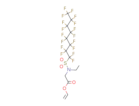 N-ethyl-N-(heptadecafluoro-octane-1-sulfonyl)-glycine vinyl ester