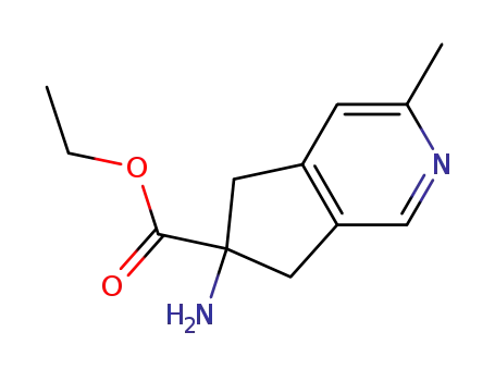 6-amino-3-methyl-6,7-dihydro-5H-[2]pyrindine-6-carboxylic acid ethyl ester