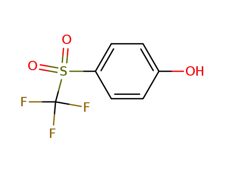 Molecular Structure of 432-84-8 (4-Hydroxyphenyl trifluoromethyl sulphone)
