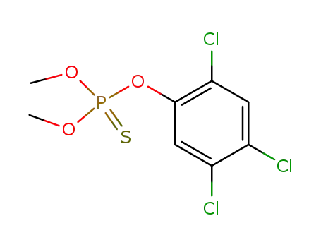 Phosphorothioic acid,O,O-dimethyl O-(2,4,5-trichlorophenyl) ester