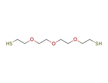 Molecular Structure of 2781-02-4 (Tetra(ethylene glycol) dithiol)