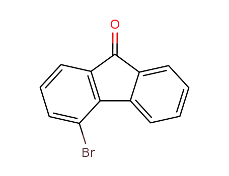 Molecular Structure of 4269-17-4 (4-Bromo-9H-fluoren-9-one)