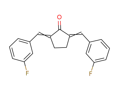 2,5-bis(3-fluorobenzylidene)cyclopentanone