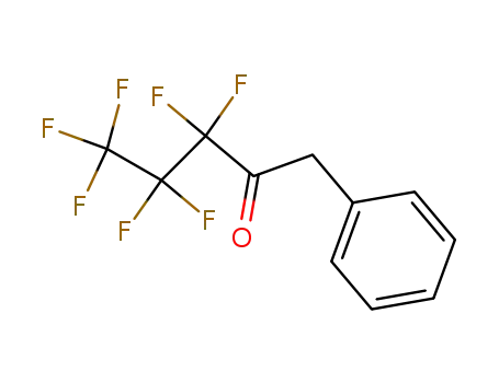 Molecular Structure of 559-96-6 (2-Pentanone, 3,3,4,4,5,5,5-heptafluoro-1-phenyl-)