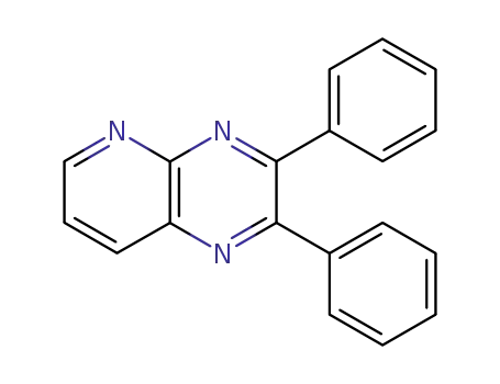 Molecular Structure of 1232-99-1 (Pyrido[2,3-b]pyrazine, 2,3-diphenyl-)
