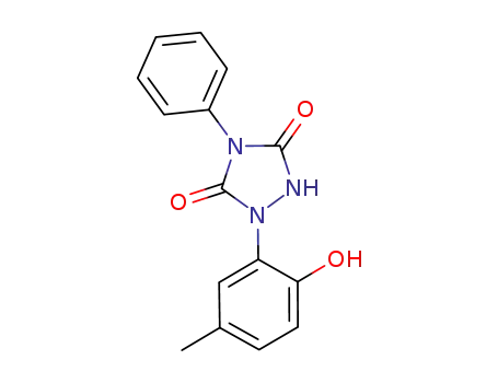 1-(2-hydroxy-5-methylphenyl)-4-phenyl-1,2,4-triazolidine-3,5-dione