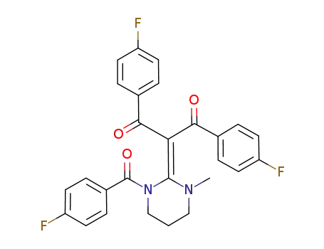 2-[1-(4-fluorobenzoyl)-3-methyltetrahydropyrimidin-2(1H)-ylidene]-1,3-bis(4-fluorophenyl)propane-1,3-dione
