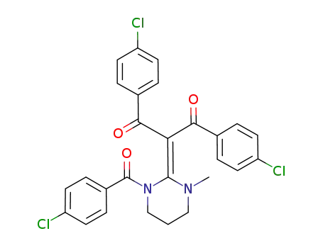 2-[1-(4-chlorobenzoyl)-3-methyltetrahydropyrimidin-2(1H)-ylidene]-1,3-bis(4-chlorophenyl)propane-1,3-dione
