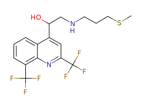 1-(2,8-bis(trifluoromethyl)quinolin-4-yl)-2-(3-(methylthio)propylamino)ethanol