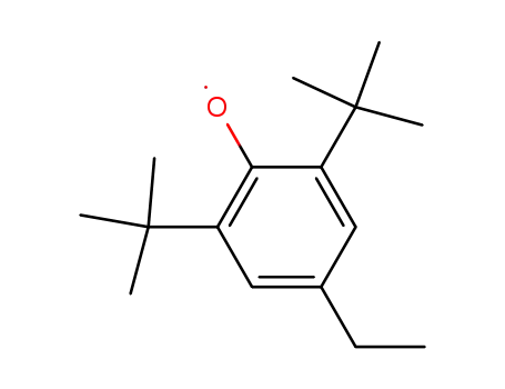 4-Aethyl-2,6-di-tert-butyl-phenoxyl-Radikal