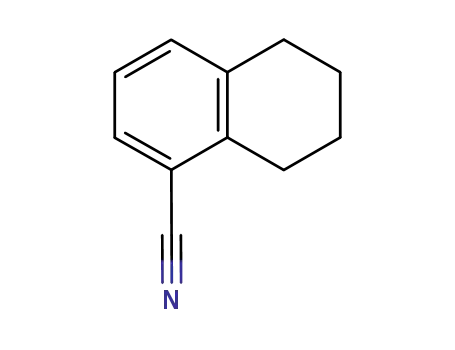 Molecular Structure of 29809-13-0 (5,6,7,8-tetrahydronaphthalene-1-carbonitrile)