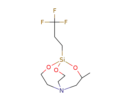 Molecular Structure of 63453-66-7 (3-methyl-1-(3,3,3-trifluoropropyl)-2,8,9-trioxa-5-aza-1-silabicyclo[3.3.3]undecane)